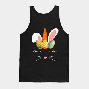 Unicorn Easter TShirt Girl Easter Bunny Bunnicorn Tank Top